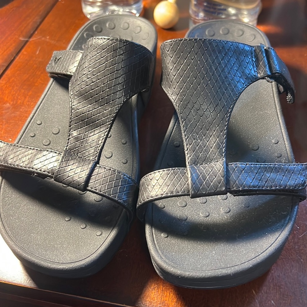 Vionic Black Wedge/Platform Slide. - image 1